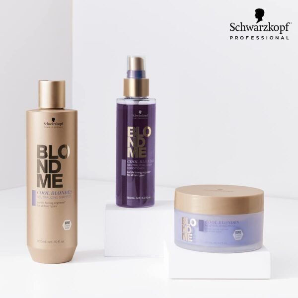 Schwarzkopf BLONDME - Cool Blondes Neutralizing Spray Conditioner - Image 3