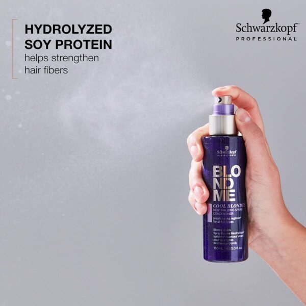 Schwarzkopf BLONDME - Cool Blondes Neutralizing Spray Conditioner - Image 2
